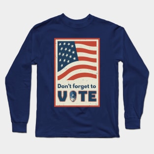 Cap Says Vote! Long Sleeve T-Shirt